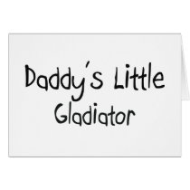 Daddy's Little Gladiator cards by professions Daddy's Little Gladiator cards