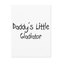 Daddy's Little Gladiator postcards