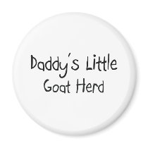 Daddy's Little Goat Herd magnets