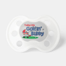 Daddy's Little Golfin' Buddy Baby Pacifiers