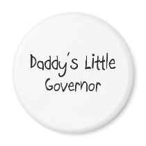 Daddy's Little Governor magnets