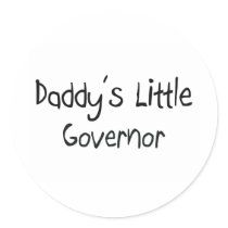Daddy's Little Governor stickers