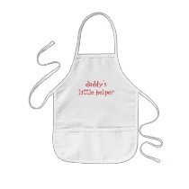 "daddy's little helper" apron