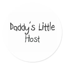 Daddy's Little Host stickers