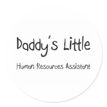 Daddy's Little Human Resources Assistant stickers by professions Daddy's Little Human Resources Assistant stickers