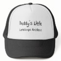 Daddy's Little Landscape Architect hats by professions Daddy's Little Landscape Architect hats