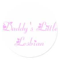 Daddy's Little Lesbian stickers