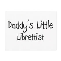 Daddy's Little Librettist postcards