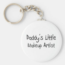Daddy's Little Makeup Artist Key Chains