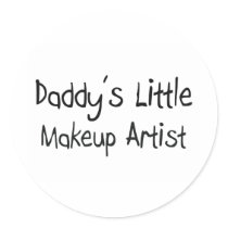 Daddy's Little Makeup Artist stickers