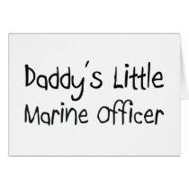 Daddy's Little Marine Officer cards by professions Daddy's Little Marine Officer cards