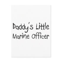 Daddy's Little Marine Officer postcards by professions Daddy's Little Marine Officer postcards