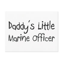 Daddy's Little Marine Officer postcards by professions Daddy's Little Marine Officer postcards