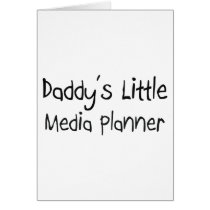 Daddy's Little Media Planner cards by professions Daddy's Little Media Planner cards