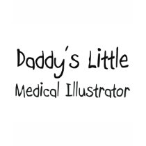 Daddy's Little Medical Illustrator t-shirts by professions Daddy's Little Medical Illustrator t-shirts