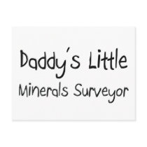 Daddy's Little Minerals Surveyor postcards by professions Daddy's Little Minerals Surveyor postcards