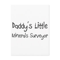 Daddy's Little Minerals Surveyor postcards by professions Daddy's Little Minerals Surveyor postcards