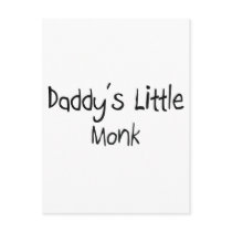 Daddy's Little Monk postcards by professions Daddy's Little Monk postcards