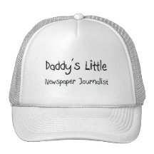 Daddy's Little Newspaper Journalist Trucker Hat