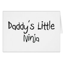 Daddy's Little Ninja cards