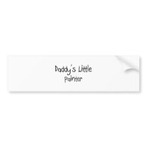 Daddy's Little Painter bumper stickers