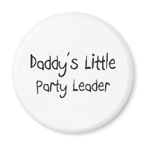Daddy's Little Party Leader magnets