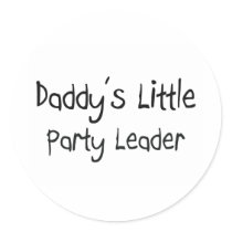 Daddy's Little Party Leader stickers by professions Daddy's Little Party Leader stickers
