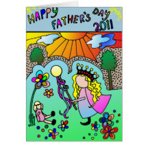 "Daddy's Little Princess Father's Day Card