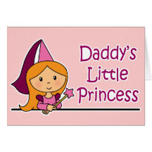 Daddy's Little Princess Greeting Card
