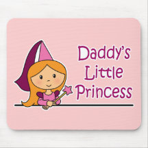 Daddy's Little Princess Mouse Pads