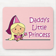 Daddy's Little Princess Mouse Pads