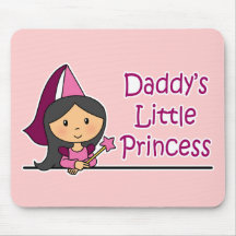 Daddy's Little Princess Mousepads