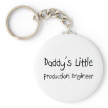 Daddy's Little Production Engineer Key Chain