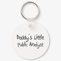 Daddy's Little Public Analyst keychains by professions Daddy's Little Public Analyst keychains