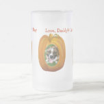 Daddy's Little Pumpkin Custom Photo Beer Mug