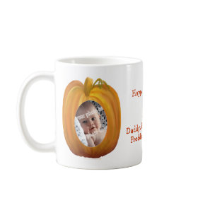 Daddy's Little Pumpkin Custom Photo Mug Template mug