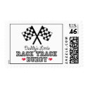 Daddy's Little Race Track Buddy Postage Stamps