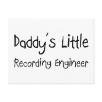 Daddy's Little Recording Engineer Postcards