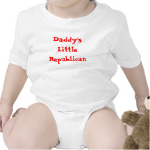 Daddy's Little Republican Baby Creeper