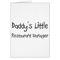 Daddy's Little Restaurant Manager cards