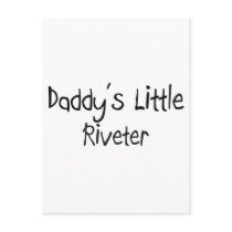 Daddy's Little Riveter postcards