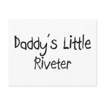 Daddy's Little Riveter postcards