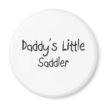 Daddy's Little Saddler magnets