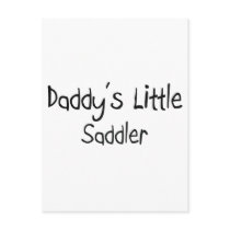 Daddy's Little Saddler postcards by professions Daddy's Little Saddler postcards