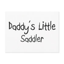 Daddy's Little Saddler postcards by professions Daddy's Little Saddler postcards