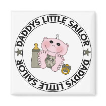 Daddys Little Sailor (Boy) magnets