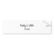 Daddy's Little Scout bumper stickers by professions Daddy's Little Scout bumper stickers