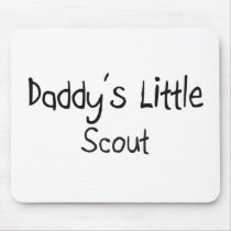 Daddy's Little Scout mousepads