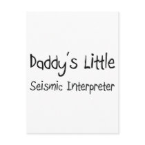 Daddy's Little Seismic Interpreter postcards