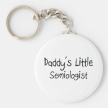 Daddy's Little Semiologist Keychain